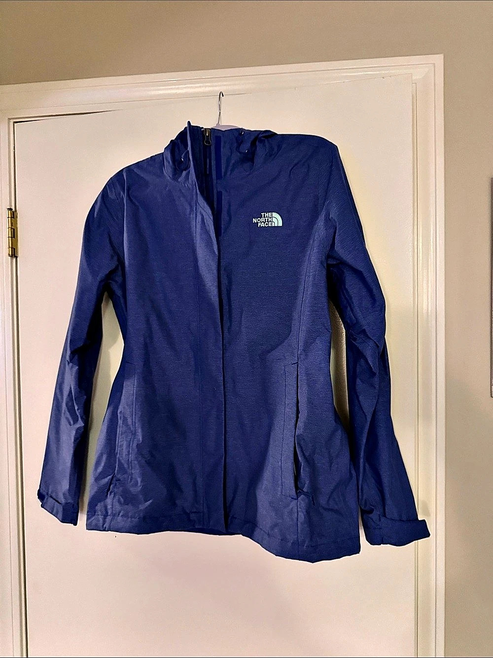 The North Face Resolve 2 Rain Jacket Women's Blue Hooded Jacket